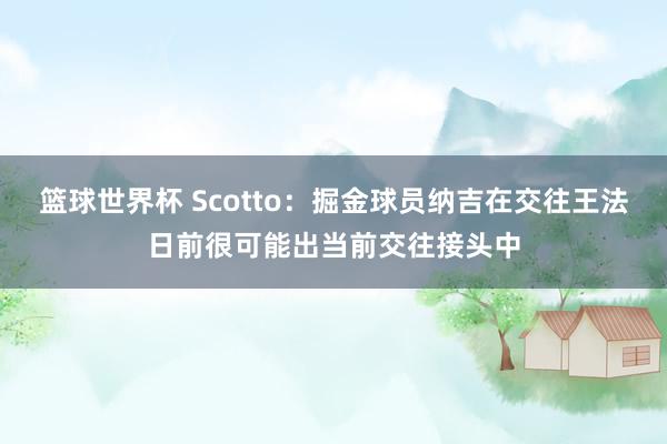 篮球世界杯 Scotto：掘金球员纳吉在交往王法日前很可能出当前交往接头中